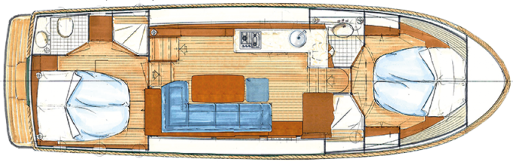 Linssen 36 AC - Rechlin - Layout
