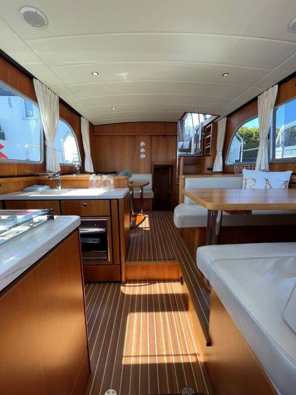 Ansicht Salon - Linssen Yacht Grand Sturdy 40 AC - Anna Sophie - Ostsee Charter